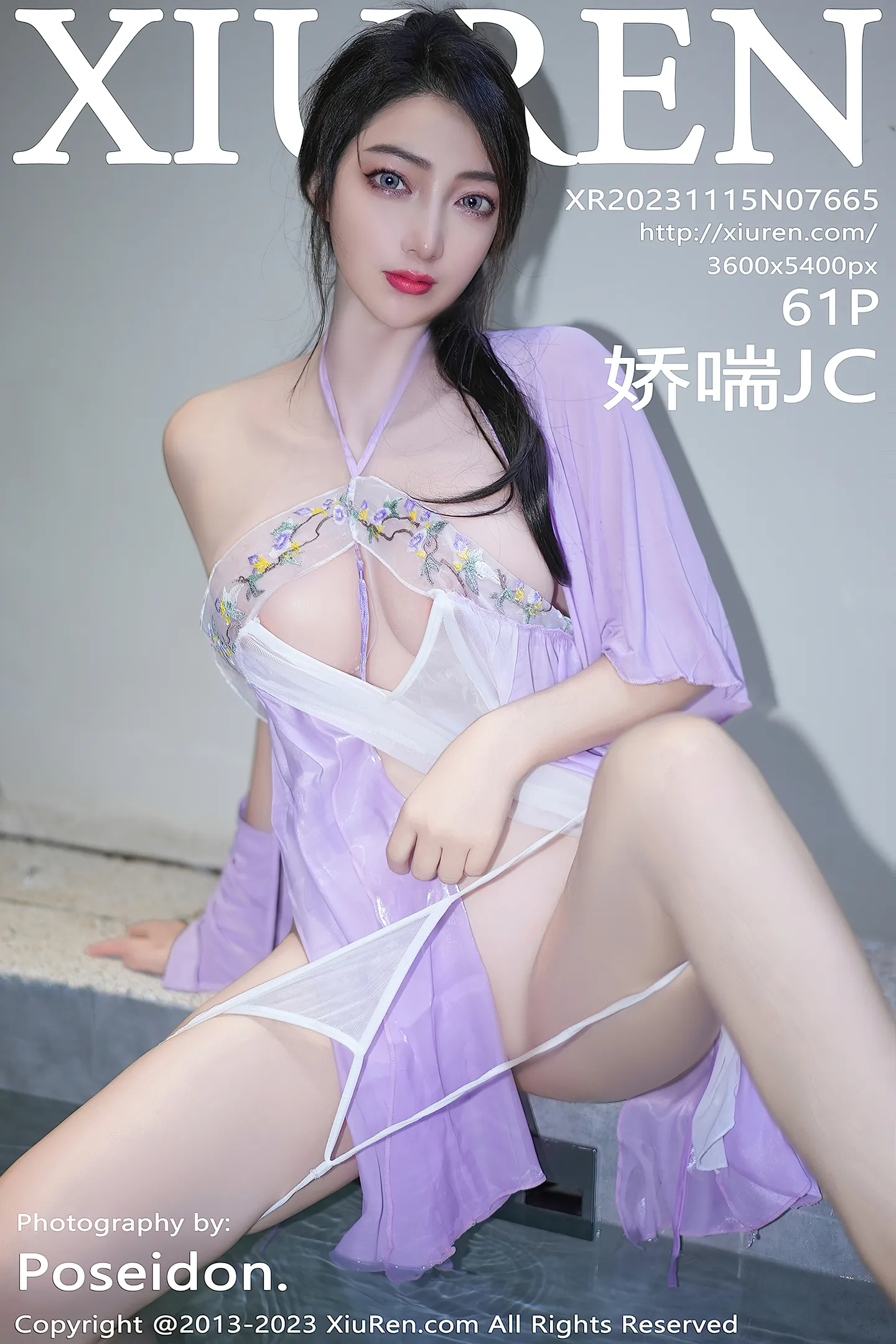 [XiuRen秀人网]No.7665_模特娇喘JC性感紫色薄纱古典服配情趣内衣秀惹火身材诱惑写真61P-秀人网 - XiuRen.Space